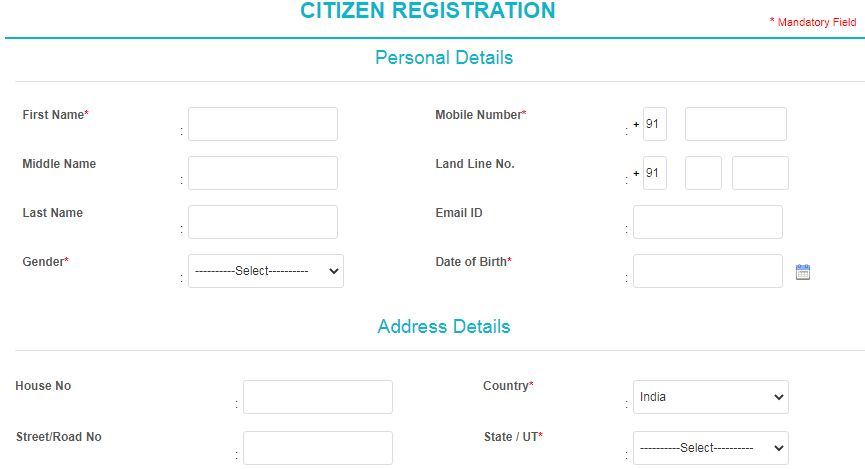 AP Police Citizen Registration- FIR online