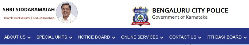 Bengaluru Police Home Page