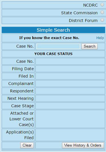 Check Consumer Court case status online