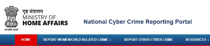 Report Cyber Crime online - Home