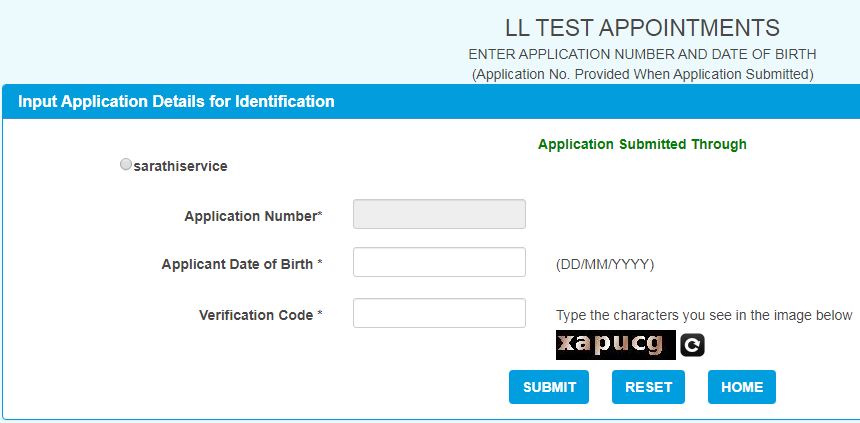 Driving License Appointment