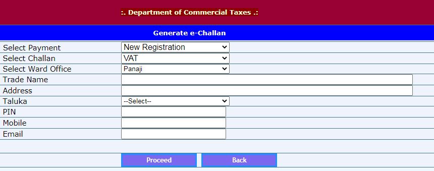 Goa generate e-Challan