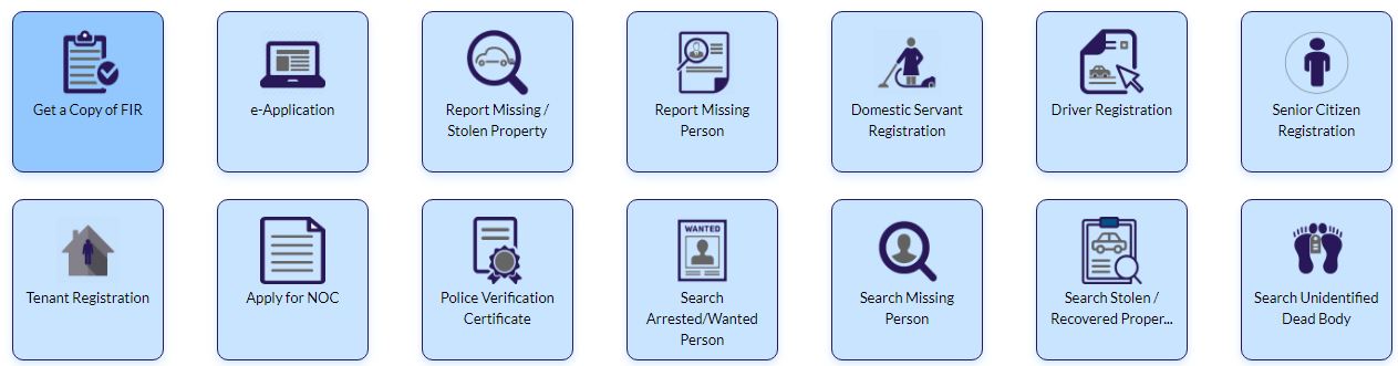 Gujarat Police Home Page Tenant Verification