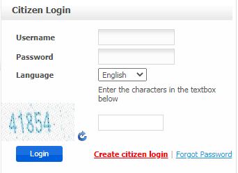 Haryana Police Login Menu