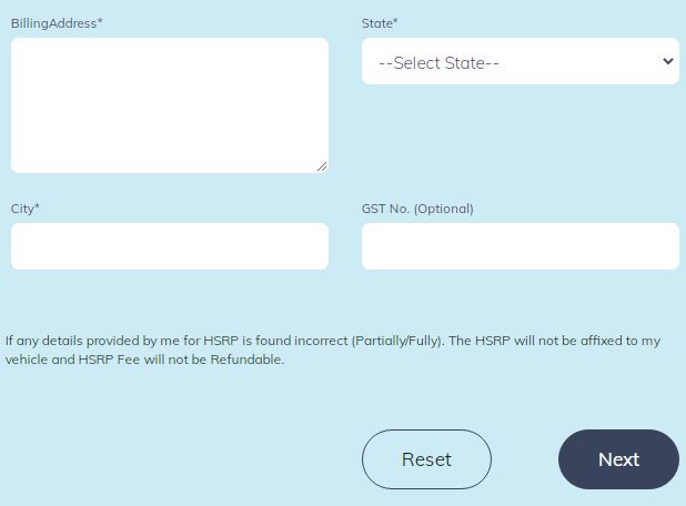 High Security Number Plate Application