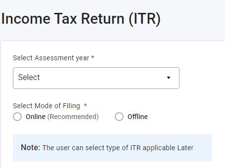 Income Tax Return filing