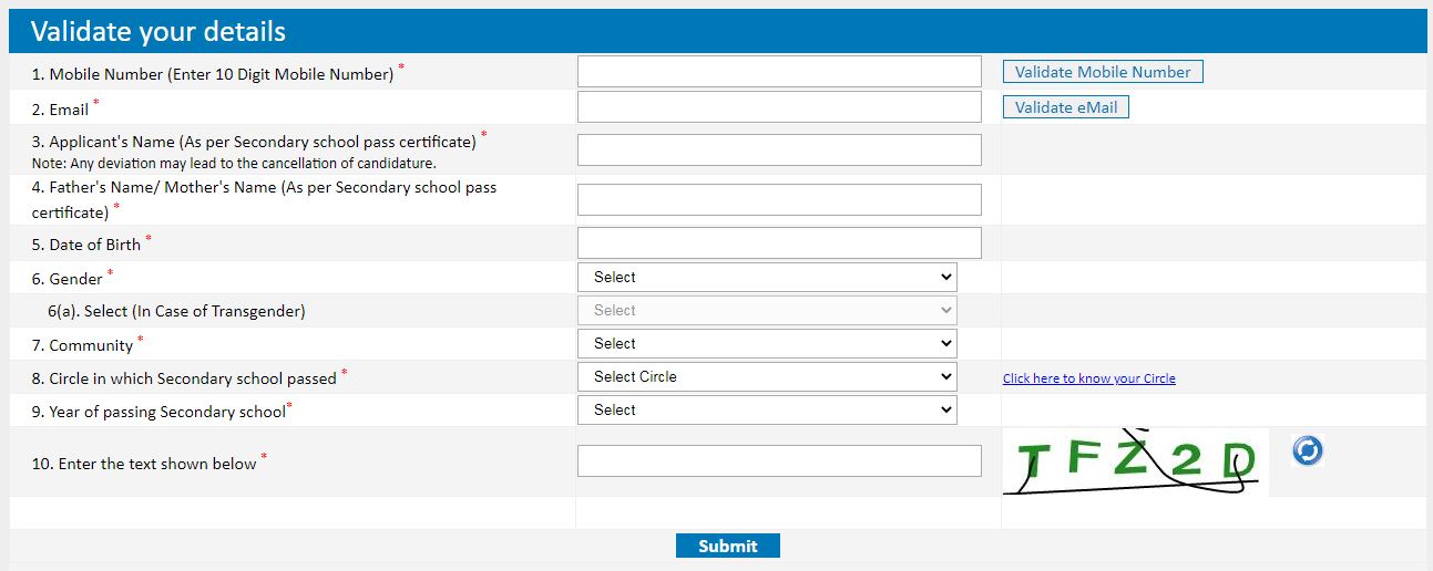 India Post job registration
