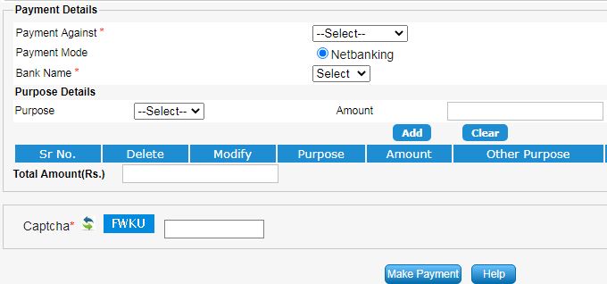 Jharkhand etax payment