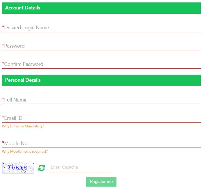 Karnataka One User Registration