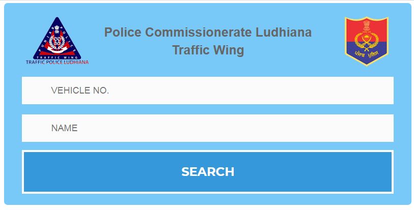 Ludhiana Traffic Police Challan Payment online