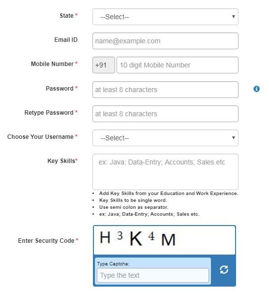 NCS employment Registration