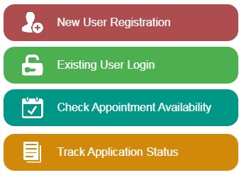 Passport Registration online and Logon