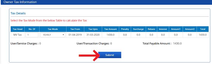 Pay Motor Vehicle tax online