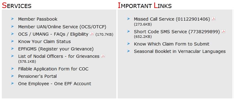 EPF Empolyee information