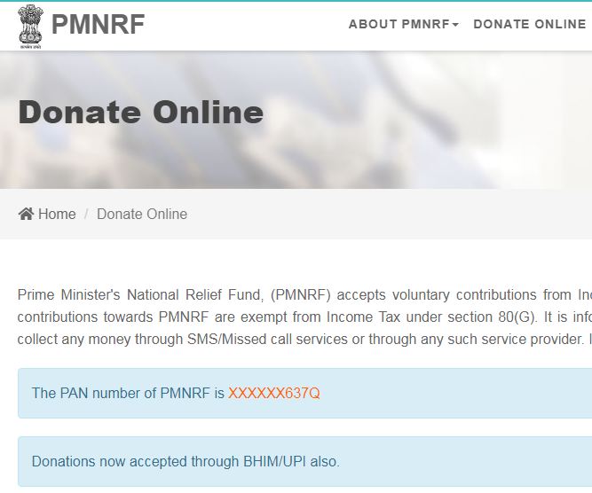 PMNRF Donate Online