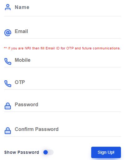Punjab Police Signup