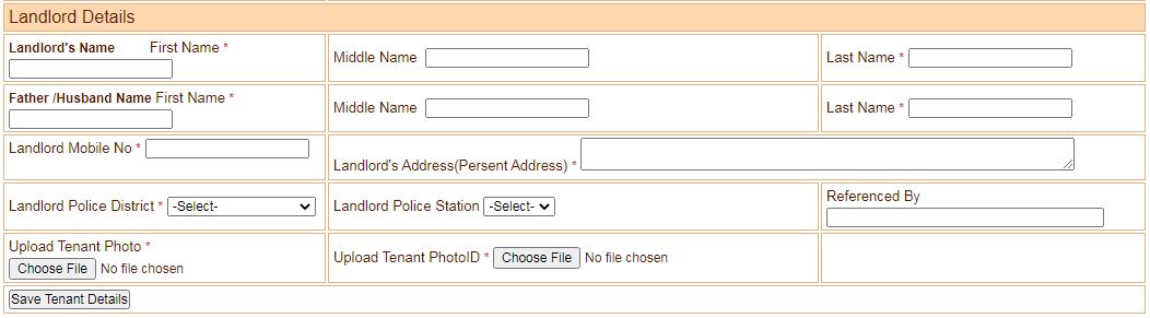 Rajasthan Police Renant Registration