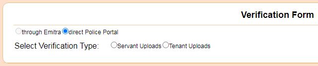 Rajasthan Police Tenant Registration