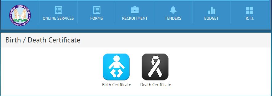 Rajkot Birth Certificate online