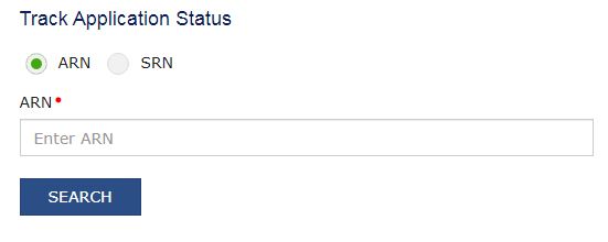 Service Tax Application Status