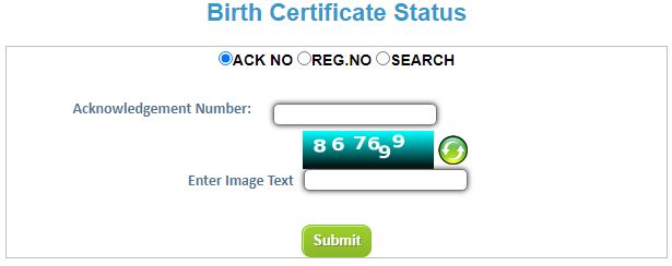 UP Birth Certificate search, download online