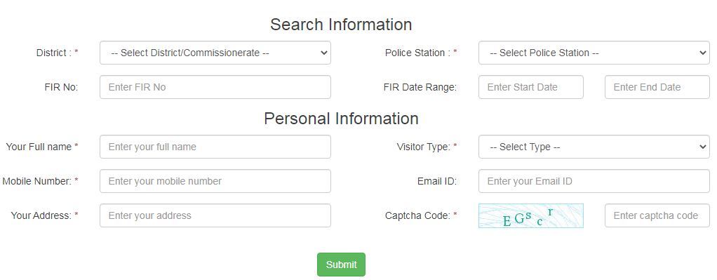 West Bengal Police CID FIR Search online